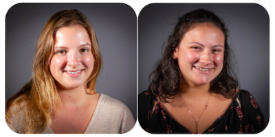 Madeleine Timko (left) and Asha-Anne Tyagi (right)