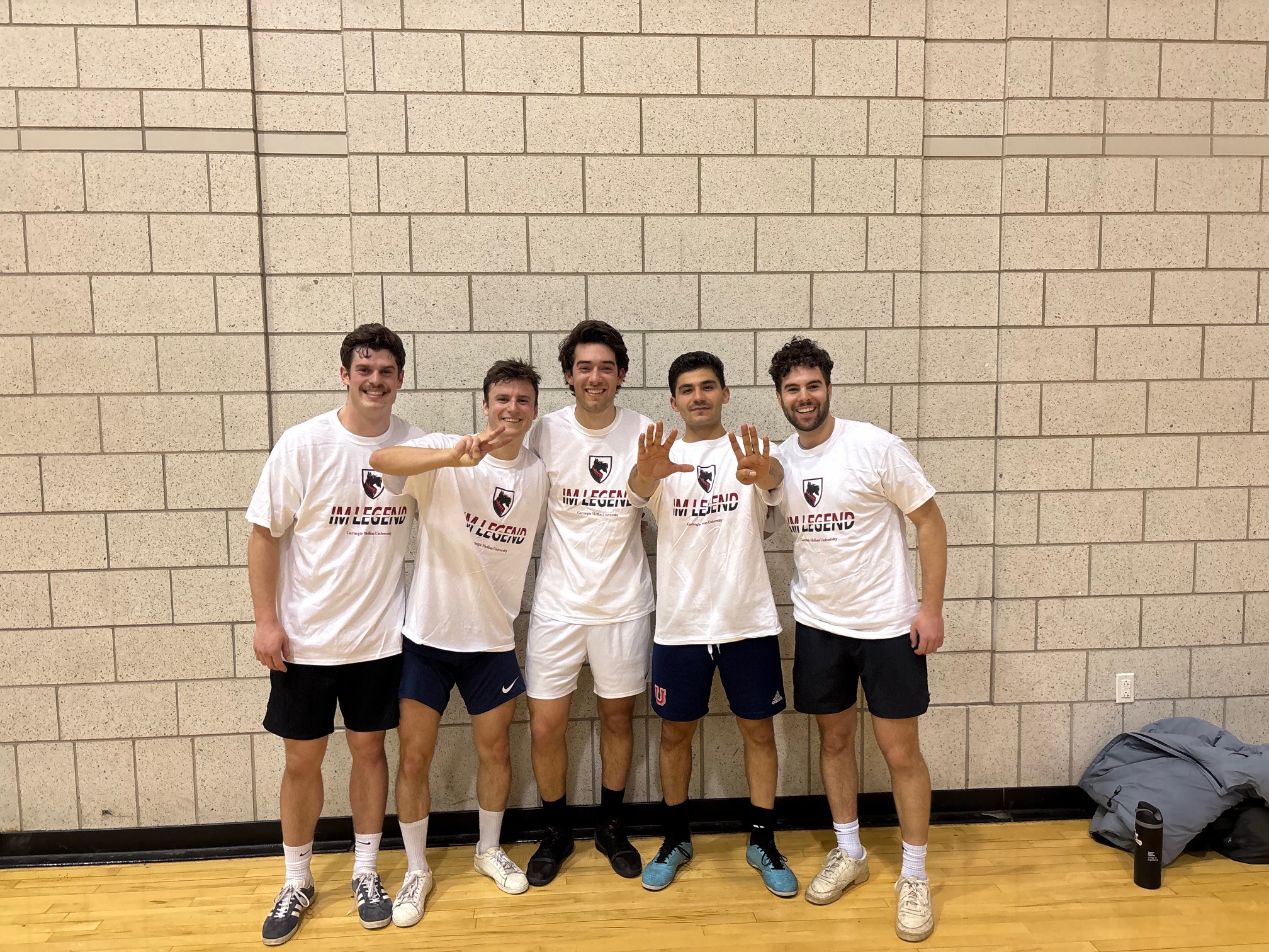 CMU futsal team after win